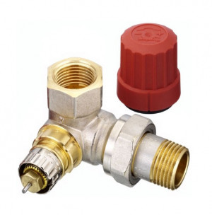 Клапан терморег. Данфосс RTR-N Ду 15 угл. трехос., лев., Danfoss