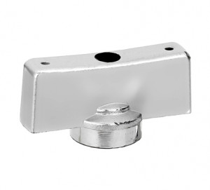 Бугатти "флажок" из ABS хром. для миникранов 1/2"x3/8", Bugatti