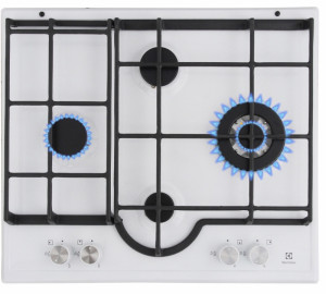 Газовая варочная панель Electrolux GME363XW 60 cm