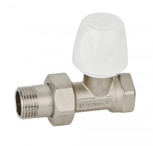 Клапан Бугатти 1/2"x3/8", регулирующий ручной прямой, резьба наружная-внутренняя , Bugatti