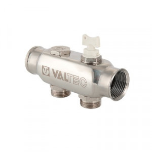 Коллектор Валтек VTc.505.SS, 1", 4 x 3/4", Valtec