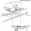 Газовая варочная панель Electrolux GEE363MX 60 cm