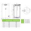 Drazice OKCE 100 S/2,2kW, Электрический стационарный водонагреватель Дражице