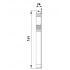 Габариты скважинного насоса Grundfos SQ 2-55