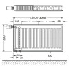 Стальной панельный радиатор Buderus Logatrend VK-Profil 21-300