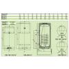 Drazice OKC 100/1м², Навесной вертикальный комбинированный водонагреватель Дражице