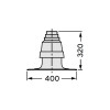 Оголовок шахты для трубы Dn 80, Vaillant