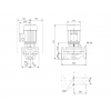 Габариты центробежного насоса Grundfos TP 80-30/4 Z BQBE