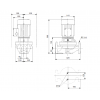 Габариты центробежного насоса Grundfos TP 40-90/4 Z BQBE