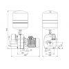 Габариты насосной установки Grundfos JPD 5-61 PT-V