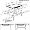 Индукционная варочная панель Bridge 80 cm Electrolux EHI8543F9W