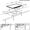 Индукционная варочная панель Electrolux EHX96455FK FlexiBridge 60 cm