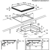 Индукционная варочная панель Electrolux EHI96732IZ Bridge 60 cm