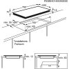 Индукционная варочная панель Maxisense Combi 80 cm Electrolux EHX8H10FBK