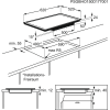 Индукционная варочная панель Electrolux EHXD675FAK Pure FlexiBridge 60 cm