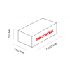 Каменная вата ROCKWOOL Рокфасад 1000 х 600 х 100 мм 2 шт. в упаковке