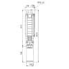 Габариты скважинного насоса Grundfos SP 17-27