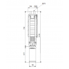 Габариты скважинного насоса Grundfos SP 30-5