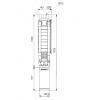 Габариты скважинного насоса Grundfos SP 30-8