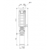Габариты скважинного насоса Grundfos SP 30-17