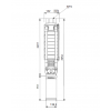 Габариты скважинного насоса Grundfos SP 30-21