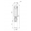 Габариты скважинного насоса Grundfos SP 30-22