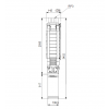 Габариты скважинного насоса Grundfos SP 30-24