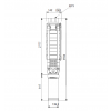 Габариты скважинного насоса Grundfos SP 30-26