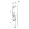 Габариты скважинного насоса Grundfos SP 30-34