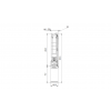  Габариты скважинного насоса Grundfos SP 9-86N