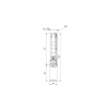 Габариты скважинного насоса Grundfos SP 9-10NE