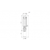 Габариты скважинного насоса Grundfos SP 30-35
