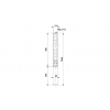 Габариты скважинного насоса Grundfos SP 17-5NE