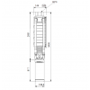 Габариты скважинного насоса Grundfos SP 30-25N