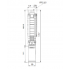 Габариты скважинного насоса Grundfos SP 17-11N