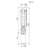 Габариты скважинного насоса Grundfos SP 17-12N