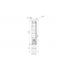  Габариты скважинного насоса Grundfos SP 46-17