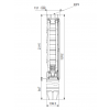  Габариты скважинного насоса Grundfos SP 46-18