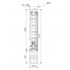  Габариты скважинного насоса Grundfos SP 46-19