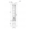  Габариты скважинного насоса Grundfos SP 46-4-CN