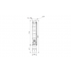  Габариты скважинного насоса Grundfos SP 46-13N