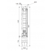  Габариты скважинного насоса Grundfos SP 60-8