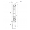 Габариты скважинного насоса Grundfos SP 60-3