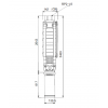Габариты скважинного насоса Grundfos SP 17-39