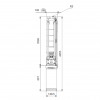 Габариты скважинного насоса Grundfos SP 9-60