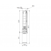 Габариты скважинного насоса Grundfos SP 11-27