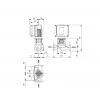 Габариты центробежного насоса Grundfos TPE3 32-200 BQQE
