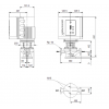 Габариты центробежного насоса Grundfos TPE 65-210/2-S BAQE