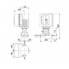 Габариты центробежного насоса Grundfos TPE 32-90/2R BQQE