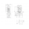 Габариты центробежного насоса Grundfos TPE 50-290/2-S BAQE